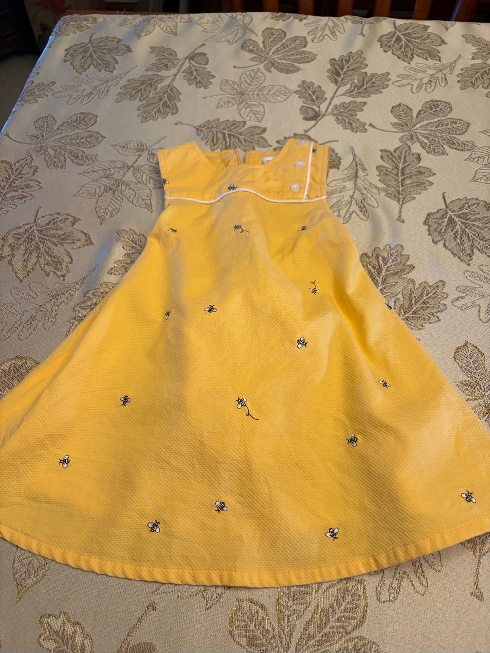 Gymboree Girls 2T Yellow Bee Dress Bloomer Set Vintage Never Worn